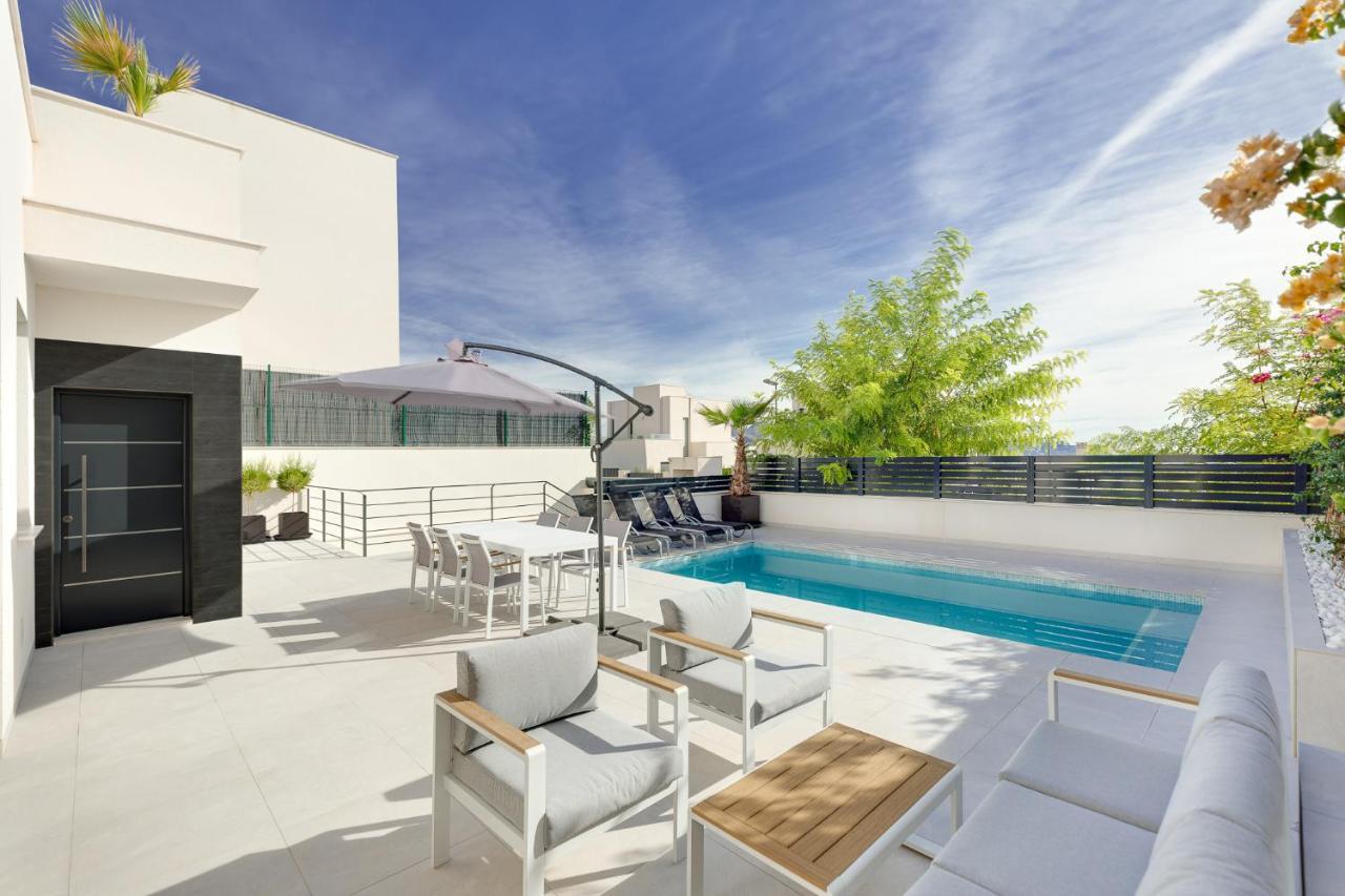Villa Blanka, Amazing Villa With Hot Tube & Heated Pool In Polop, Alicante Dış mekan fotoğraf